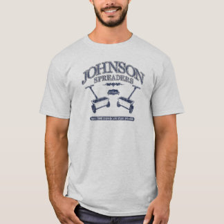 T-shirt drôle d'écarteurs de pelouse de Johnson