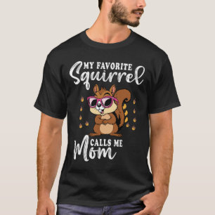 T-shirt drôle d'écureuil animal mon écureuil préfé