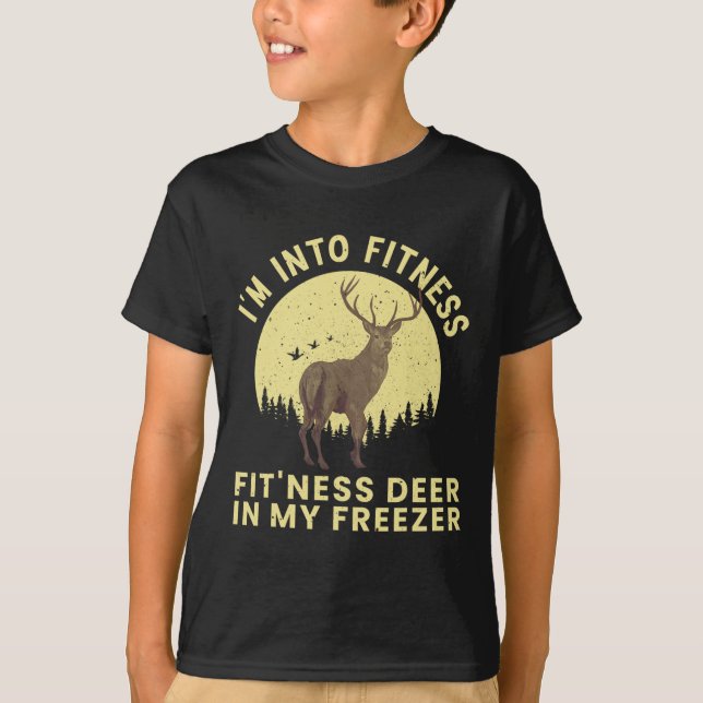 T-shirt Drôle Deer Chasse Art Pour Hommes Femmes Chasse Fa (Devant)