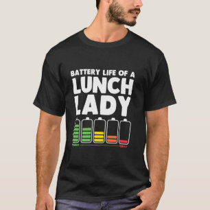 T-shirt Drôle Déjeuner Dame Pour Homme Cafétéria Déjeuner