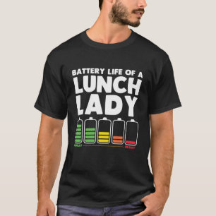 T-shirt Drôle Déjeuner Lady Art Pour Hommes Femmes Cafétér