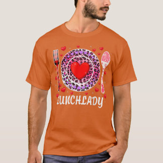 T-shirt Drôle Déjeuner Lady Heureuse Sainte-Valentin Match