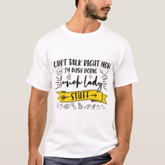 T-shirt Drôle Déjeuner Lady PNG File, Cafétéria Worker