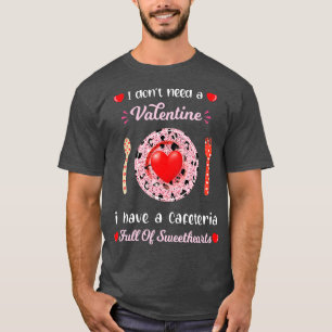 T-shirt Drôle Déjeuner Lady Valentines Jour Pour Déjeuner