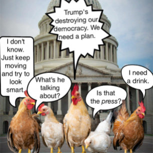 T-shirt Drôle Démocrates du poulet Humour politique