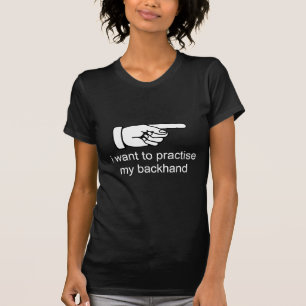 T-shirt drôle d'entraînement de tennis pour joueur