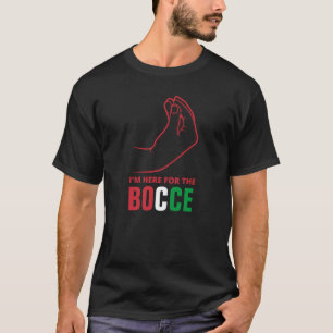 T-shirt Drôle des paroles italiennes - BOCCE