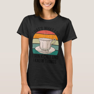T-shirt Drôle Desi Tea Pakistanais Hindi Chai Lover M