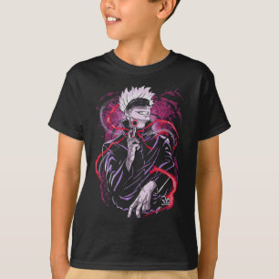 T-shirt Drôle Design Manga Anime Main Charact