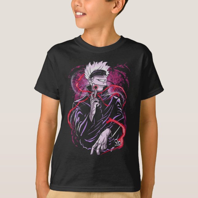 T-shirt Drôle Design Manga Anime Main Charact (Devant)
