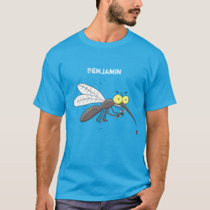 T-shirt Drôle dessin d'insecte moustique