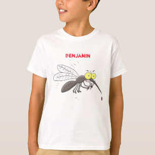 T-shirt Drôle dessin d'insecte moustique