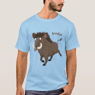 T-shirt Drôle dessin humoristique de rasoir de sanglier