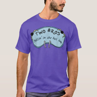 T-shirt Drôle Deux Bros Chillin Dans Le Vêtement À Bain Ch