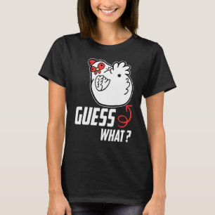 T-shirt Drôle Devinez Quel Beurre De Poulet ! Drôle poulet