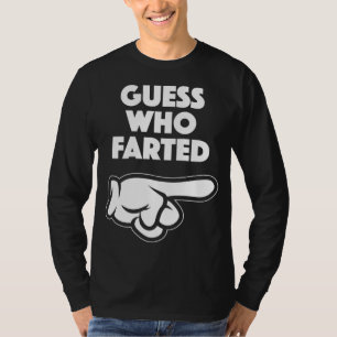 T-shirt Drôle Devinez Qui A Fariné Ce Type