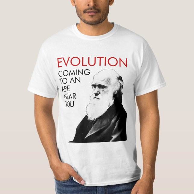 T-shirt drôle d'évolution (Devant)