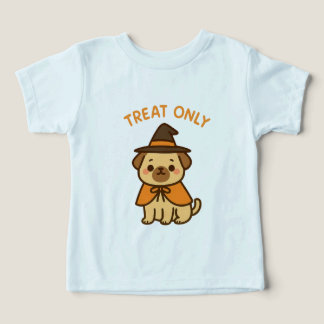 T-shirt drôle d'Halloween avec un chien de dessin