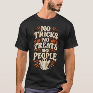 T-shirt drôle d'Halloween pour introverti, pas de