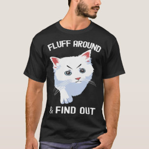 T-shirt Drôle d'humour de citation de dame de chat sarcast