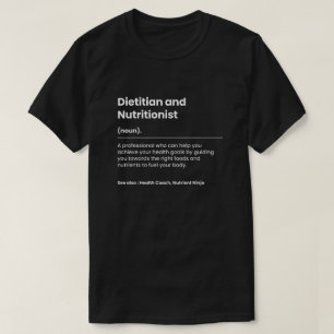 T-shirt Drôle diététiste et nutritionniste