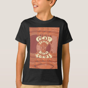 T-shirt Drôle Dieu vous bénit Golden kenya Hakuna Matata G