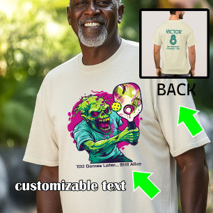 T-shirt Drôle Dinker Undead