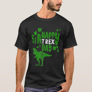 T-shirt Drôle Dinosaur Jour de la Saint Patrick T Rex Love