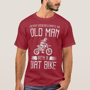 T-shirt Drôle Dirt Vélo Cadeau Pour Motocross Lover Père