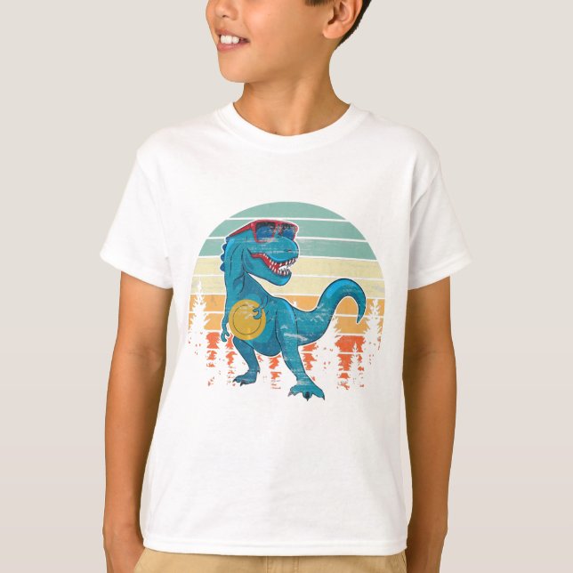 T-shirt Drôle Disque Golf Cadeau Dinosaur Disque Golf Lect (Devant)