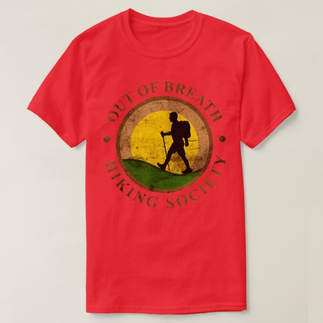 T-shirt Drôle, Distorti De La Société De Randonnée De L'Ai (Design devant)