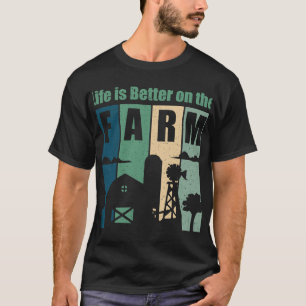 T-shirt Drôle Dit Agricole Agriculture Agricole Animal