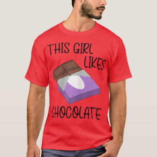 T-shirt Drôle Dit Chocolat Amateur Manger Du cacao