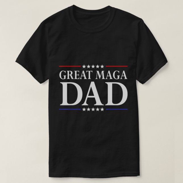 T-shirt Drôle Donald Trump Fête des pères Grand maga Papa  (Design devant)