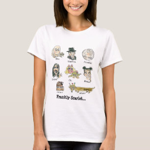 T-shirt Drôle Drôle Cartoon Franchement Scarlet Femmes T C