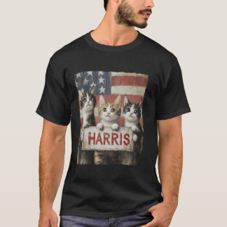 T-shirt Drôle Drôle Chat Dames Sans Enfant Pour Harris 202