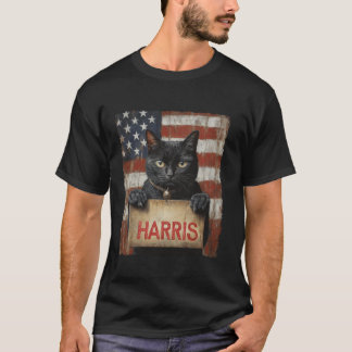 T-shirt Drôle Drôle Chat Dames Sans Enfant Pour Harris 202