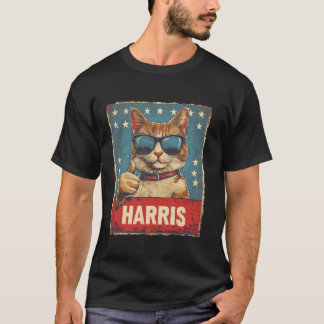 T-shirt Drôle Drôle Chat Dames Sans Enfant Pour Harris 202