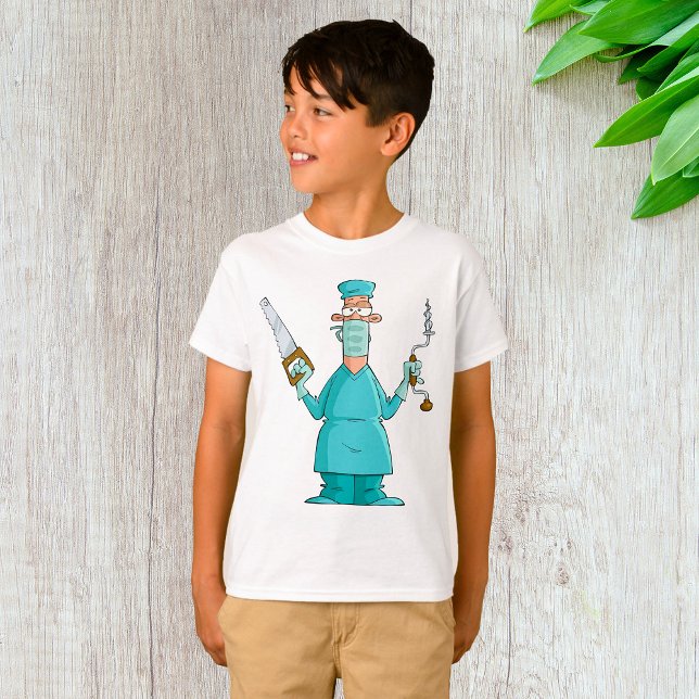 T-shirt Drôle Drôle Chirurgien Cartoon Hilarious Humour Mé (Créateur téléchargé)