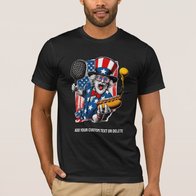 T-shirt Drôle Drôle Joueur de Pickleball Cadeau Pickleball (Devant)