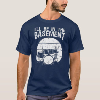 T-shirt Drôle Drummer Art Pour Hommes Femmes Drum Set Drum