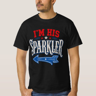 T-shirt Drôle du 4 juillet USA Je suis son pétard