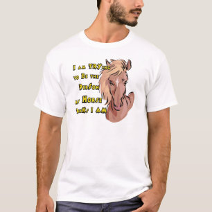 T-shirt Drôle du cheval