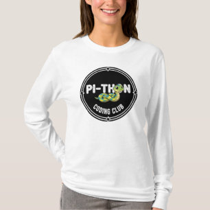 T-shirt drôle du Club de Codage Python avec un jeu