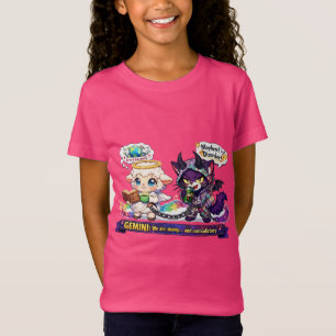 T-Shirt Drôle dualité du zodiaque Gémeaux Ange agneau et c