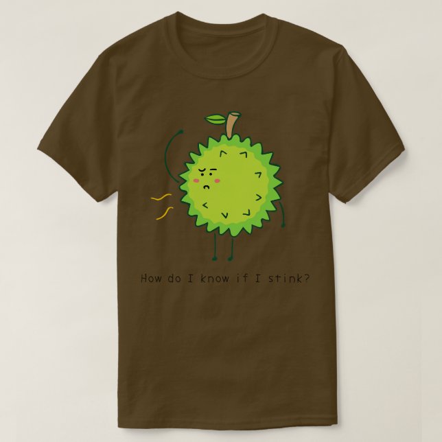 T-shirt Drôle Durian (Design devant)