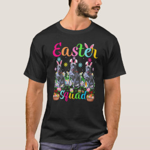 T-shirt Drôle Easter Squad Bunny Ear Cane Corso Chien Happ
