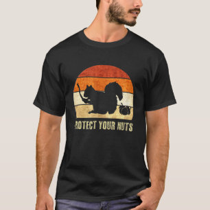 T-shirt Drôle Écureuil Tee Protégez vos nuts rongeur fores