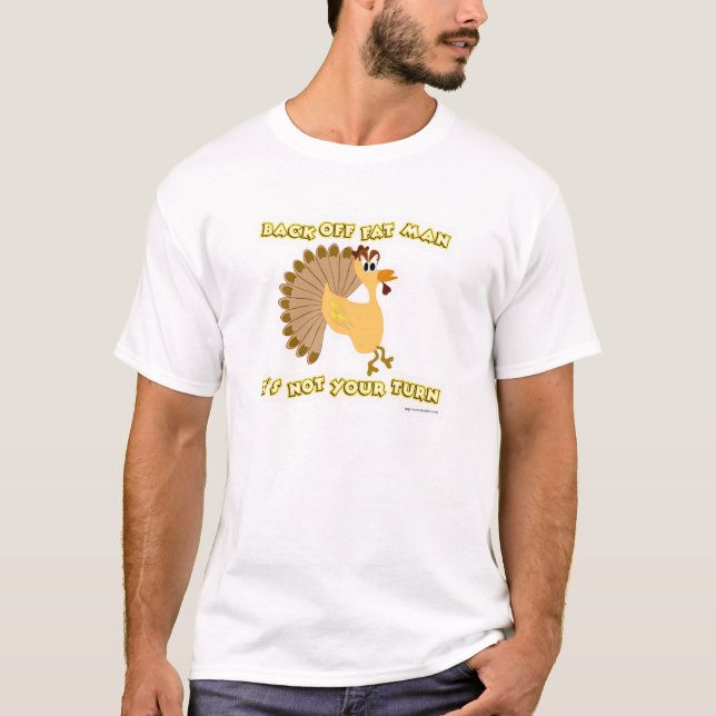 T-shirt Drôle Edgy Thanksgiving Turquie (Devant)
