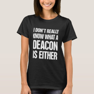 T-shirt Drôle Église chrétienne diacre Jésus